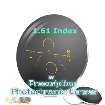 1.61 Indekss Asfēriskie Pakāpeniski Photochromic Papildus Multifokāla Pārejas Objektīvu Recepšu Tuvredzība/Hyperopia/vecuma tālredzība 2 GAB.