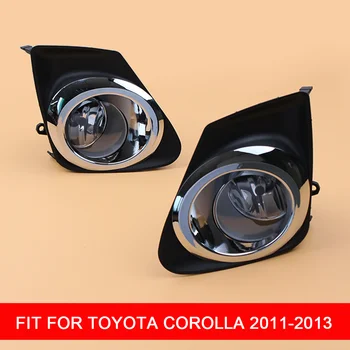 1 Pāris 12V Priekšējie Miglas Apgaismojuma Montāža ar Releja Vadu un Slēdzi, Poga, Miglas Lukturi Toyota Corolla/Altis 2011 2012 2013