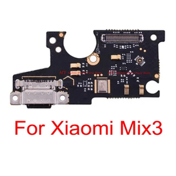 10 GAB. Maksas Valdes Flex Kabelis Xiaomi Mi Sajauc 3 Mix3 USB Uzlādes Savienotājs Lādētāja Ports Valdes Doks Flex Kabelis Remonts Daļa