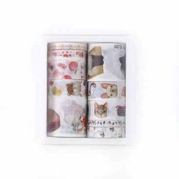 10 set/daudz Washi Maskēšanas Lentes Negodīgi Dekoratīvās Līmi DIY Scrapbooking Papīra Japāņu Uzlīmēm