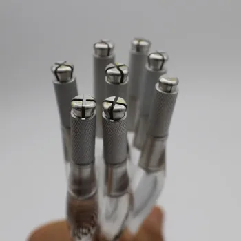 100 Gab APS Microblading Pildspalvu Pastāvīgais Grims Uzacu Tetovēšanas Rokasgrāmata Pildspalva 3D Uzacu Izšuvumi Tetovējums