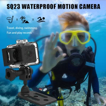 1080P HD SQ23 Mini WiFi Fotokameras Ūdensdrošs Sporta DVR Nakts Redzamības Kustības Sensoru, Video Ieraksti Cam Micro ar Magnētiskais Turētājs