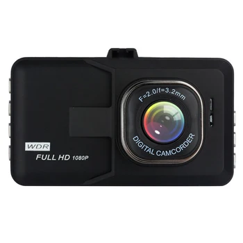 1080P Platleņķa Vadītāja Ieraksti Dash Cam LCD Nakts Redzamības DVR Auto dvr/Dash Kameras Vadītāja Video Ieraksti
