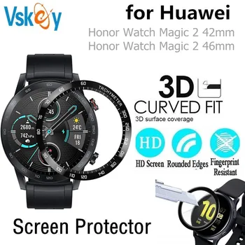 10PCS 3D Izliekta, Mīksta Ekrāna Aizsargs, lai Huawei Honor Skatīties Burvju 2 42mm & 46mm Pilns Pārklājums ar Aizsargājošu Plēvi (Bez Stikla)