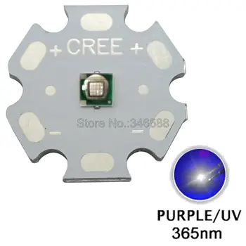 10pcs 3W LG3535 LED Krelles UV 365nm High Power LED Emisiju 8mm 12mm 14mm 16mm 20mm Alumīnija vai Vara PCB UV Ārstējama Tintes