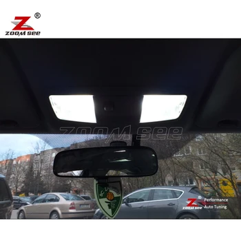 10pcs Ideāls Balts Canbus interjera LED spuldzes kartes dome iekštelpu gaismas komplekts Mitsubishi Outlander I II III 1 2 3 (2001-2020)