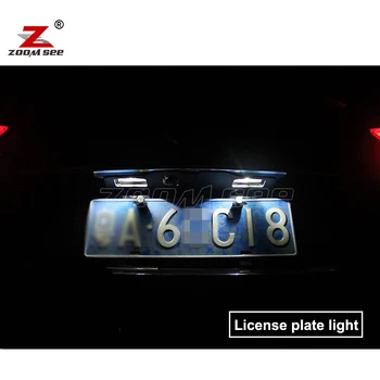 10pcs Ideāls Balts Canbus interjera LED spuldzes kartes dome iekštelpu gaismas komplekts Mitsubishi Outlander I II III 1 2 3 (2001-2020)