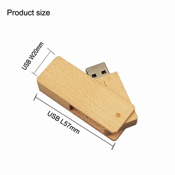 10pcs/partijas logo brīvu Koka ar kasti pendrive 4GB 8GB 16GB Flash Drive USB 2.0 32GB Atmiņas disku Pendrive Kāzu Fotogrāfijas Dāvana