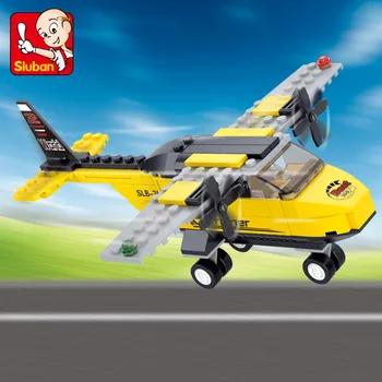 110Pcs Gaisa Lidmašīnu Lidostā Lidmašīna, Celtniecības Bloki, kas Nosaka Militārā T-Treneris Pilsētas Brinquedos Ķieģeļi Izglītojošas Rotaļlietas Bērniem