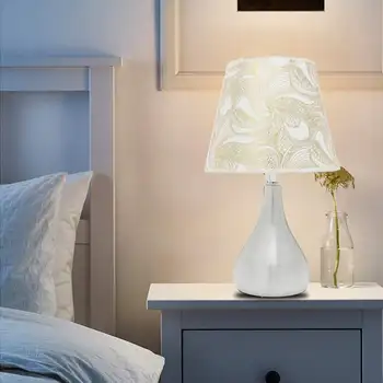 110V-240V Mūsdienu Gultas Lampas LED Galda Lampa ar E27 Spuldzes Galda Lampas Guļamistabas Studiju Dekors Dzīvojamā Istaba Apgaismojums Balta Gaisma