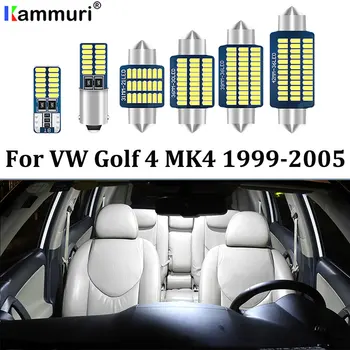 13pcs bezmaksas piegāde Kļūdu Bezmaksas Auto LED salona Apgaismojuma Komplekts Paketi, Volkswagen, VW Golf 4 mk4 piederumi lasījumā Iekštelpu apgaismojums