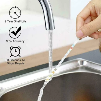 14-in-1 Dzeramā Ūdens Testēšanas Komplektu, Ūdens Kvalitātes Testēšanas Labi un Pieskarieties Ūdens 50/100gab TSH Veikals