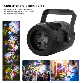 16 Modeļus LED Ziemassvētku Sniegpārsla Projektoru Ūdensizturīgs Āra Dārza Projektoru Uzmanības centrā Ziemassvētki Gaismas, Iekštelpu Apdares