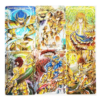 16pcs/set Saint Seiya Mīts par Hades LC Iedeguma Hobijs Kolekciju Spēli Anime Kolekcija Kartes