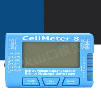 1gb CellMeter 8 Akumulatora Volatage Jaudas Pārbaudītājs Līdzsvaru Discharger/Digital Servo Testeri Mērījumu RC Lidmašīnas Rīks