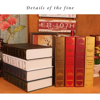 1gb Eiropas Mājas Plaukts Galda Dekorēšana Koka Antikvāru Grāmatu Kaste Simulācijas Grāmatu, Mācību Telpa, Aksesuārus Apdare Grāmatu Kastes