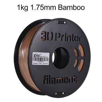 1KG/ Spool 3D Printeri Bambusa Šķiedru 1,75 mm Drukas Materiālu Pavedienu Piederumi 3D Drukāšanas Mašīna