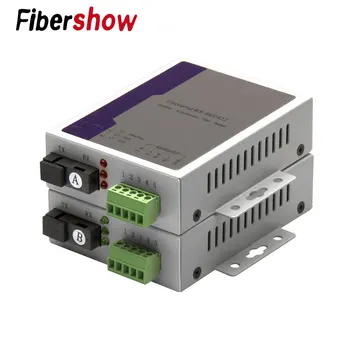 1pair RS485, lai Optiskās Šķiedras Modemu Singlemode SC 20km rs485 ar ethernet fiber konvertētājs