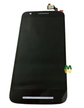 1PC/Daudz Augstas Kvalitātes Motorola Moto E3 XT1700 XT1706 LCD Displejs, Touch Screen Digitizer Montāža Melna Balta Krāsa