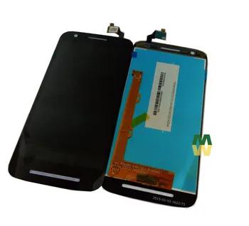 1PC/Daudz Augstas Kvalitātes Motorola Moto E3 XT1700 XT1706 LCD Displejs, Touch Screen Digitizer Montāža Melna Balta Krāsa