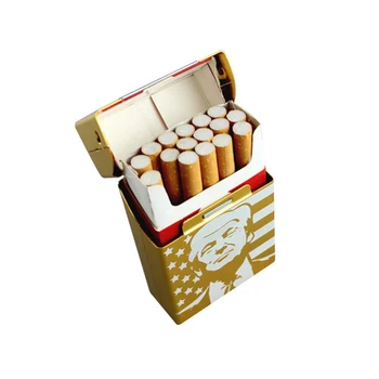 1PC Trumpis Cigarešu Smēķēšana Alumīnija Cigarešu etvija Cigāru Kabatas, Uzglabāšanas Dāvanu, Auto Rotājumi 2020