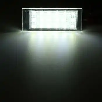1x/2x #8200480127 Auto LED numura zīme Gaismas Numura zīme Lampas Renault Clio Laa Megane Clio Espace Twingo