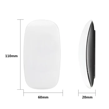 2.4 G Ergonomisks Bezvadu Optiskā Pele Magic Ultra Plānas Pelēm Arc Touch Ritenītis Birojs Peles Apple Mac Klēpjdators, Tablet PC