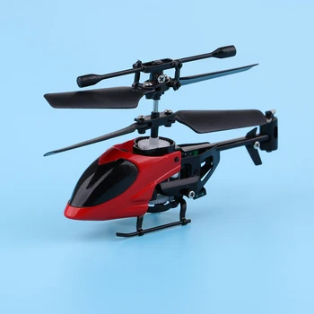 2 Kanālu Mini Sakausējuma Micro Helicopter Rotaļlietas Mini Infrasarkano RC Cuspidal Zila/Melna/Dzeltena/Sarkana Radio Vadības Helikopteru Rotaļlietu Kaste