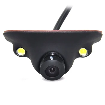 2 LED Infrasarkano Gaismas 360 Grādu CCD HD Automašīnu Atpakaļskata Kamera Priekšējā Kamera Priekšā Skats Pusē Autostāvvieta Rezerves Kamera