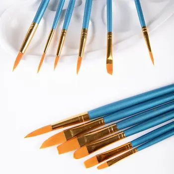 20 gab Paint Brush Set ar Neilona Matu Sukas Akrila Eļļa, Akvarelis, Glezna Mākslinieka Profesionālā Krāsošanas Komplekti