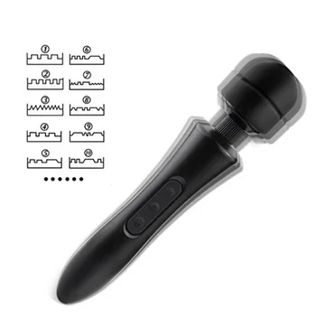 20 režīmiem, Jaudīgu AV zizli Vibratori seksa produkti USB uzlādes Ķermeņa masāža Seksa Rotaļlietas, vibratori Sieviešu Masturbācija