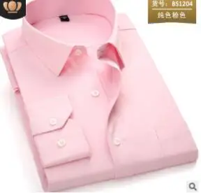 2018. gadā-pavasarī un rudenī vīriešu biznesa krekls ar garām piedurknēm slim profesionālās garām piedurknēm vīriešu krekls vienkāršā krāsa