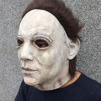 2018 Seksīgu Filmu Halloween Šausmu Michael Myers Maska Cosplay Pieaugušo Lateksa Pilnu Sejas Ķivere Halloween Puse Biedējošu Aksesuārus, rotaļlietas