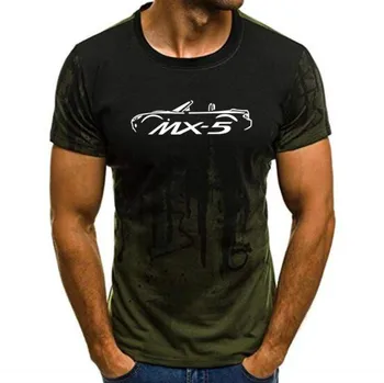 2019 bezmaksas piegāde Vīriešu T krekli Print T-krekls Vasaras Mazda Mx5 Maskēties Īsām Piedurknēm tshirt