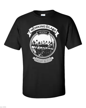 2019. gada Vasaras Tee Kreklu strādnieku Šķiras Varonis T-Krekls Kara Kopā Mēs stāvam Darbinieku Lepnums Punk Anarhiju Oi O-veida Kakla T-krekls