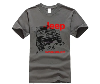 2019. gada Vasaras zīmolu apģērbu Jeep T-Krekls Auto Logo Vīriešu Jaunu