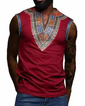 2019 jauno vasaras sexy modes stila āfrikas vīriešiem dashiki plus lieluma druka, t-krekls M-3XL
