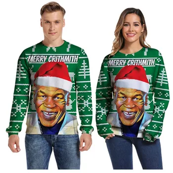 2019 Neglīts Ziemassvētku Džemperis Vīriešiem Sieviešu Rudens Ziemas Cosplay Pulovers pelēkā vārna sporta Krekls 3D Ziemassvētki Džemperi Džemperi, Topi Plus Lieluma