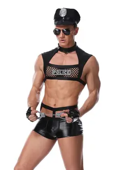 2019 Vīriešiem Sexy Kostīmi Karstā Seksīga Erotiskā Policista Cosplay Kostīmu Iedomātā Policistiem Kleita Vīriešiem Halloween Kostīmu Policijas Formas Tērpos