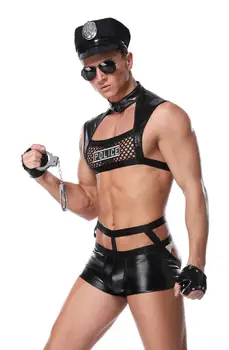 2019 Vīriešiem Sexy Kostīmi Karstā Seksīga Erotiskā Policista Cosplay Kostīmu Iedomātā Policistiem Kleita Vīriešiem Halloween Kostīmu Policijas Formas Tērpos