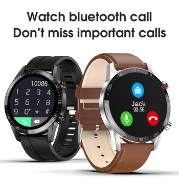 2020 Ekg Bluetooth Zvanu Smart Skatīties Vīrieši Vairāki Zvani Ip68 Ūdensnecaurlaidīga ar skārienekrānu Sporta Smartwatch Android, IOS Tālruni
