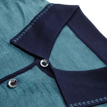 2020. gada Vasaras Īsām Piedurknēm Polo Tee Krekls Vīriešiem Gadījuma Kabatas Svītrains Vīriešu Apģērbu Polos Krekli Vīriešu Modes Slim Poloshirt 41303