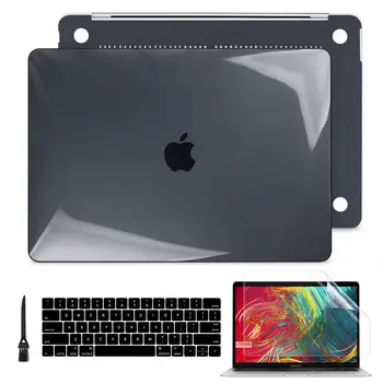 2020 Matēts kristāldzidru Klēpjdators Gadījumā par Jaunu MacBook Pro 13 ar touch bar A2251 A2289 modelis ar Tastatūru vāciņu(Bez dāvanas)