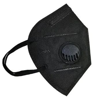 20pcs ffp2 KN95 Sejas Maska PM2.5 Aizsardzības 95% 5-Gulēja Filtrācijas Aizsardzības Masku Atkārtoti Black kn95 Putekļu Maskas Vārstu Respiratora