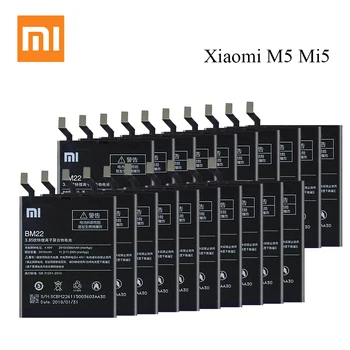 20pcs Oriģinālo Akumulatoru BM22 Par Xiaomi 5 Mi5 M5 Bateria Akku Akumulatora Nomaiņa Labāko Kvalitāti, Piegādes