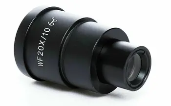 20X Stereo Mikroskopu Augsta Acu Punkta 10mm Okulāru Plaša Lauka Optiskā Stikla Lēcas ar 30mm Montāžas Izmērs