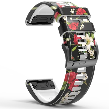 22 26mm Silikona Sporta Silikona Watchband Siksnu Garmin Fenix 5X 6X Pro 5 6 935 Plus 3 3HR/D2 bravo Skatīties Easyfit Rokas Joslā