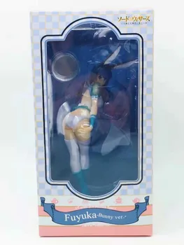 22 cm Zobenu Burvji Fuyuka Zaķis seksīga meitene Attēls rīcības attēls savākt rotaļlietas kolekcijas lelle anime multfilmu modeli dāvanu