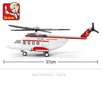 259Pcs Pilsētas Privāto Helikopteru Gaisa Autobusu Plaknes Modeli, Aviācijas Transporta Gaisa kuģu Transportlīdzekļa Radītājs Celtniecības Bloki Komplekti Bērniem Rotaļlietas