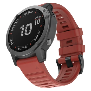 26 22MM Silikona Ātri Atbrīvot Watchband Siksnu Garmin Fenix 6X Pro Skatīties Easyfit Rokas Joslā Siksnu Fenix 6 Pro Skatīties